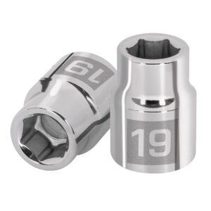 Dado de 19 mm, 6 puntas, cuadro 3/4′, Truper