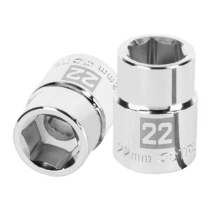 Dado de 22 mm, 6 puntas, cuadro 3/4′, Truper
