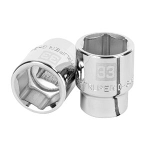 Dado de 33 mm, 6 puntas, cuadro 3/4′, Truper