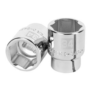 Dado de 34 mm, 6 puntas, cuadro 3/4′, Truper