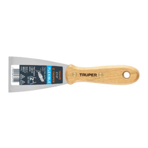 Espátula flexible 2′ con mango de madera, Truper