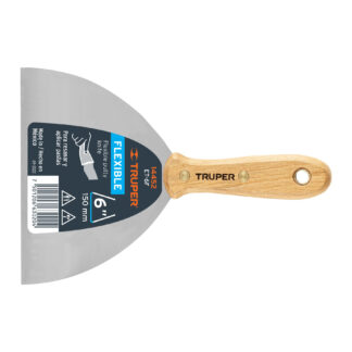Espátula flexible 6' con mango de madera, Truper