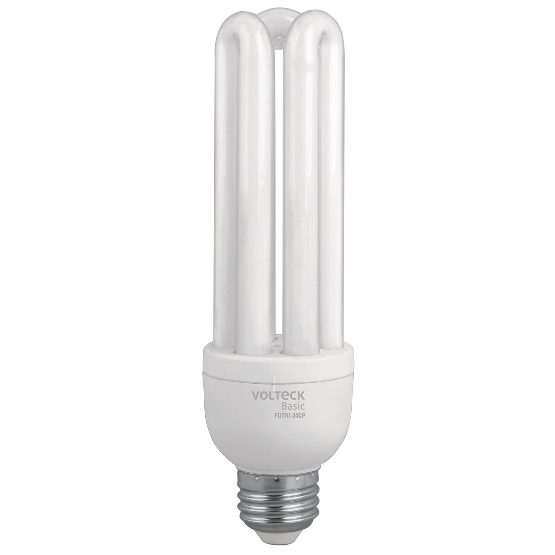 Lámpara triple T4 24 W luz cálida en caja, Volteck