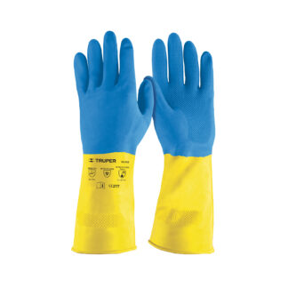 Guantes de látex reforzados para limpieza, medianos, Truper