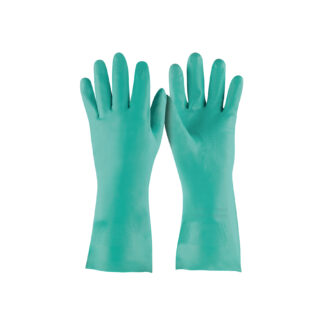 Guantes de nitrilo verde, multiusos, chicos, Truper