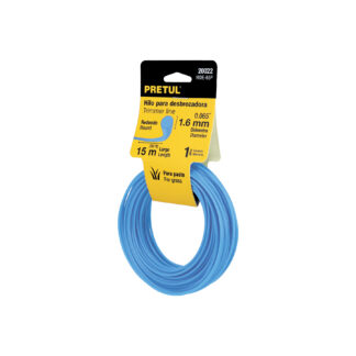 Rollo de hilo para desbrozadora, 1.6 mm x 15 m, Pretul