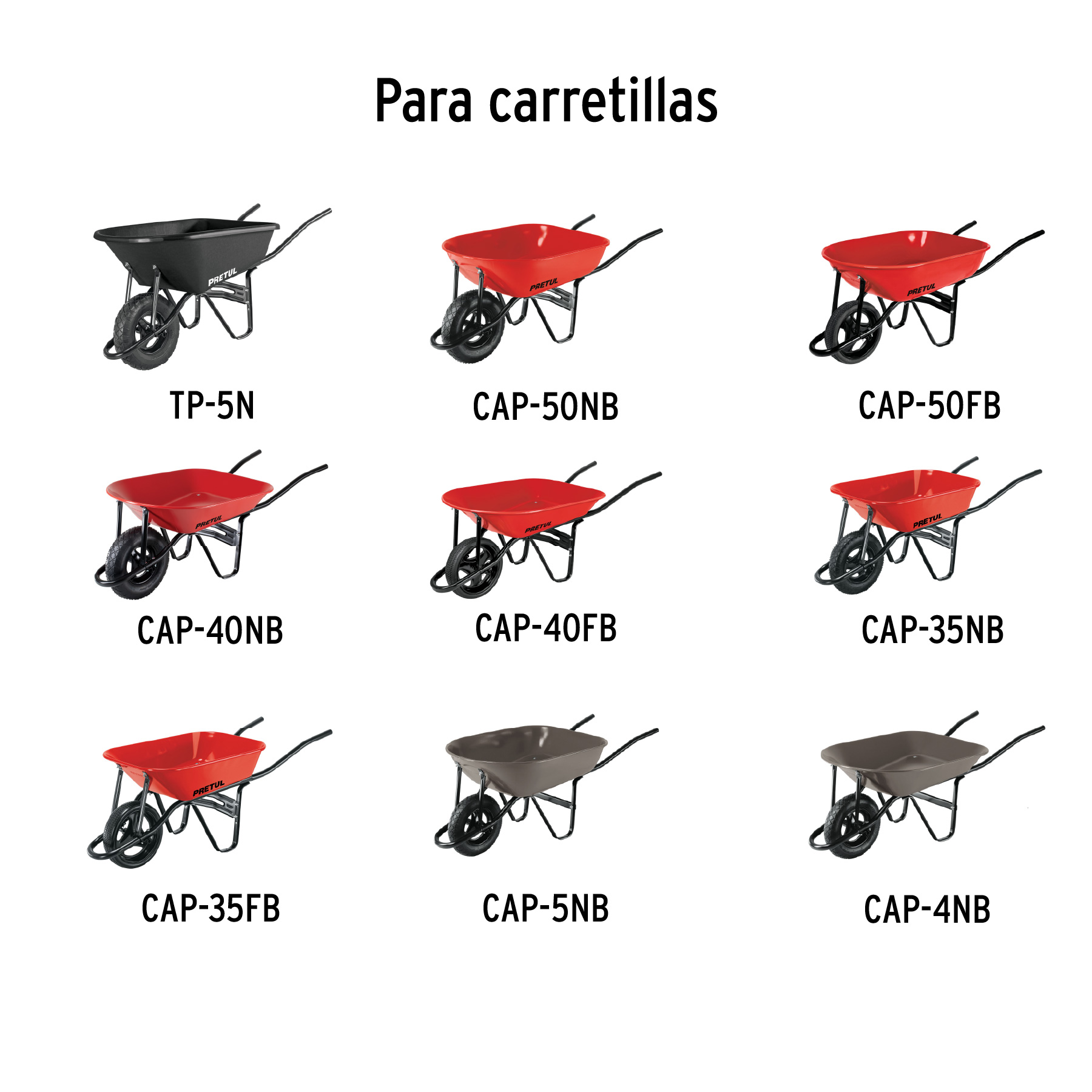 Juego de 2 tirantes calibre 18 para carretillas Pretul - Image 2