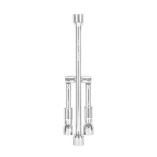 Llave de cruz 14' plegable pulida y cromada, Truper