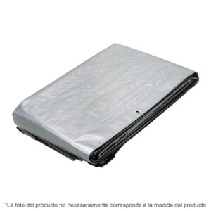 Lona gris reforzada 4 x 5 m, Truper