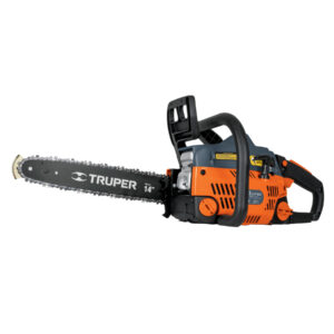 Motosierra 33 cc a gasolina con barra de 14′, Truper