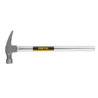Martillo uña recta 20 oz, mango tubular, Pretul