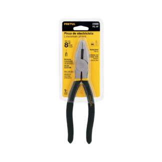Pinza para electricista 8' mango de PVC, Pretul