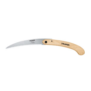Serrucho plegable 10′ hoja curva 6 DPP, mango madera, Truper