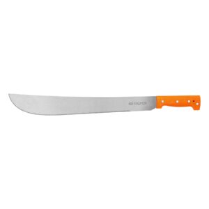Machete estándar 18′ cacha naranja remachada, Truper
