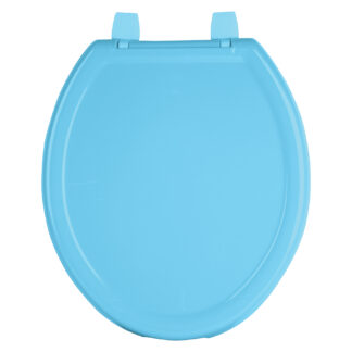 Asiento ligero con tapa para WC, azul, Foset Basic