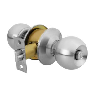 Cerradura tipo esfera, cilíndrico, recámara, cromo, Basic