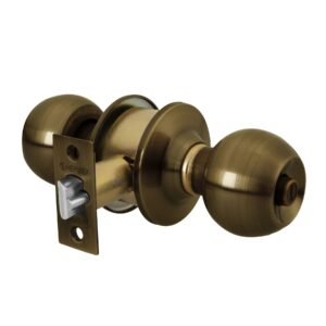 Cerradura tipo esfera, cilíndrico, recámara, antiguo, Basic