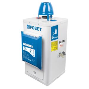 Calentador electrónico de paso 6 L 1 servicio gas natural