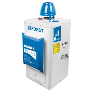 Calentador electrónico de paso 6 L 1 servicio gas natural