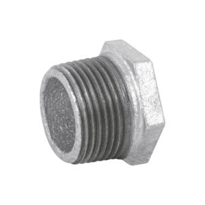 Reducción bushing acero galvanizado 1’x1/2′, Foset