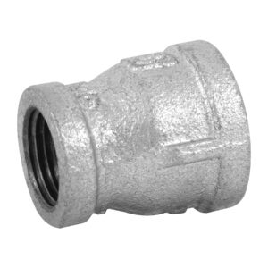 Reducción campana acero galvanizado 3/4′ x 1/2′, Foset