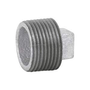 Tapón macho 1′ de acero galvanizado, Foset