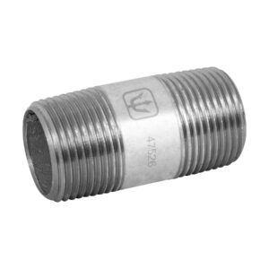 Niple de acero galvanizado 3/4′ x 2′, Foset