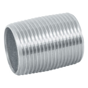 Niple de acero galvanizado 1′ cuerda corrida, Foset