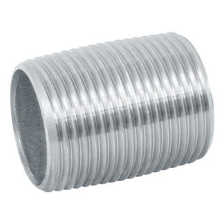 Niple de acero galvanizado 1' cuerda corrida, Foset
