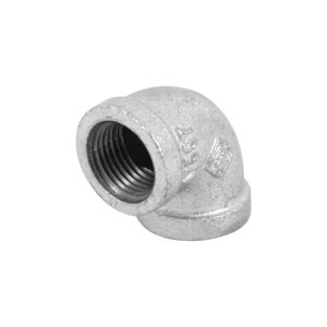 Codo 90° acero galvanizado de 1/2′, Foset