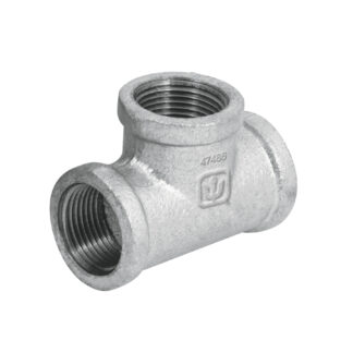 Tee sencilla 3/4' acero galvanizado, Foset