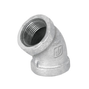 Codo 45° acero galvanizado de 3/4′, Foset