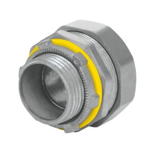 Conector recto 1′ para tubo liquid tight, Volteck