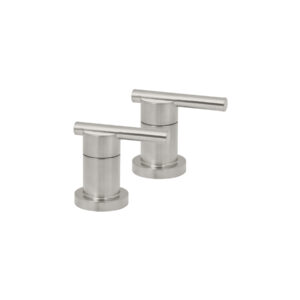 Jgo.2 manerales p/lavabo, taladros separados, satín, Element