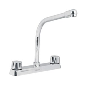 Mezcladora cobra 8′ p/fregadero manerales hex car compresión