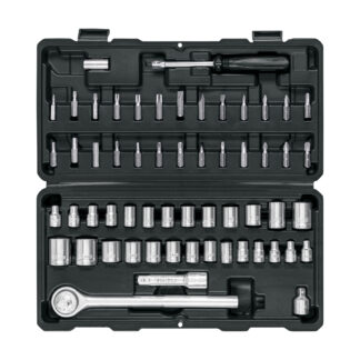 Juego de 60 herramientas 1/4' y 3/8' para mecánico, Pretul