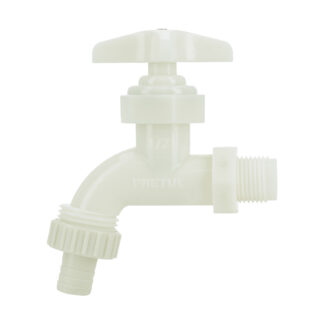 Llave para manguera, de plástico 65 g, entrada 1/2', Pretul