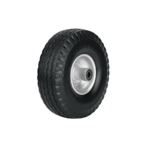 Rueda imponchable 10′ para eje lateral, Truper