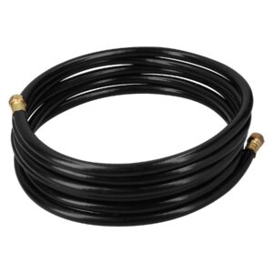 Manguera para gas 3/8′ flexible negra de 5 m, con conexión