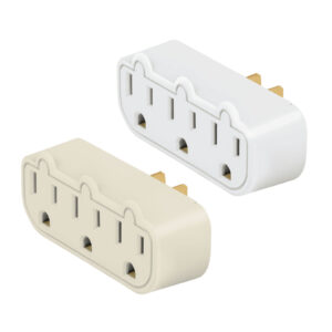 Multicontacto de barra triple aterrizado, a granel, Volteck