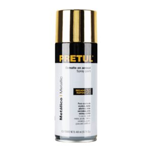 Pintura en aerosol, metálica, oro, 400ml, Pretul