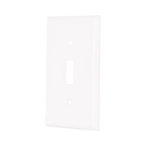 Placa de ABS para interruptor vertical, Standard, blanco