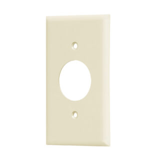Placa de ABS para contacto redondo, Standard, marfil