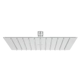 ReRegadera cromo 10' plato cuadrado delgado sin brazo, Rivie