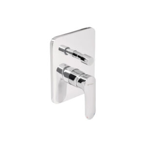 Monomando cromo para regadera o tina con desviador, Foset