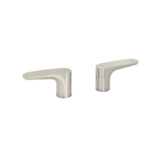 Juego de 2 manerales para lavabo, satin, Foset Riviera