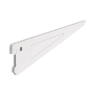Ménsula plana blanca para cremallera doble, 27cm, Fiero