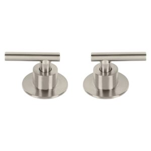 Juego de 2 manerales para regadera, palanca, satín, Tubig