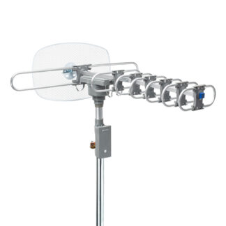 Antena aérea para TV HD, giratoria 360° con control y cable
