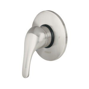 Monomando para regadera, palanca, satín, Foset Aqua